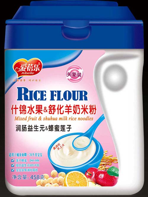 愛蓓樂益生元蜂蜜蓮子羊奶米