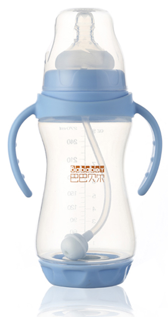 巴巴貝爾磁化防脹氣寬口PP自動奶瓶270ML