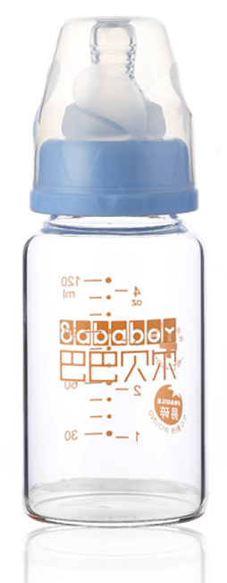 巴巴貝爾標(biāo)準(zhǔn)口徑直身玻璃奶瓶120ML