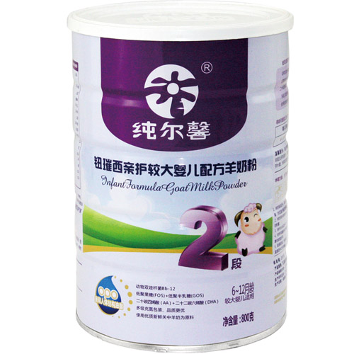 純爾馨鈕璀西親護較大嬰兒配方羊奶粉2段