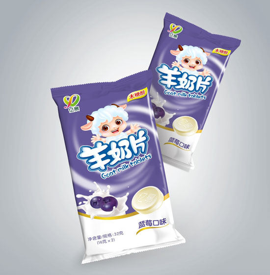 億景羊奶片藍莓口味袋裝