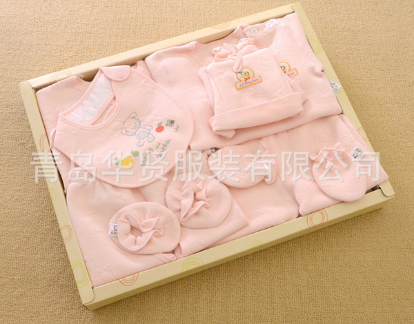 樂嬰健提花純棉保暖大禮盒