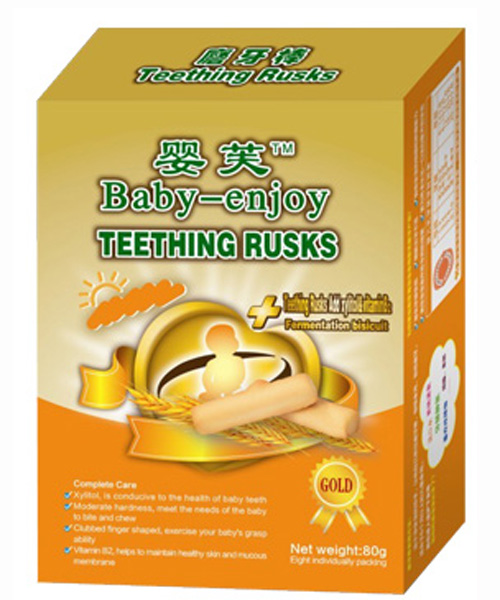 嬰芙金裝木糖醇+維生素B磨牙棒80g