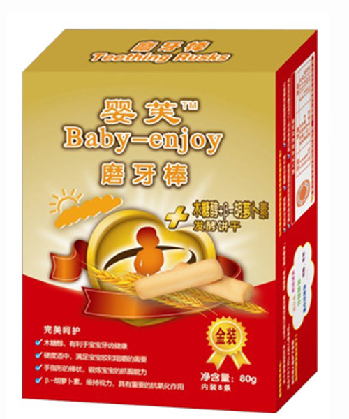 嬰芙金裝木糖醇+胡蘿卜素磨牙棒