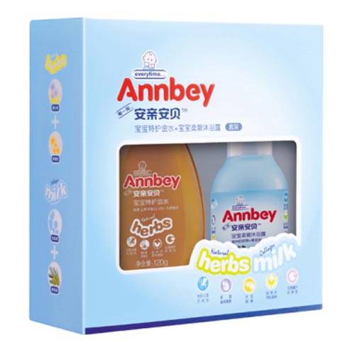 安親安貝寶寶特護(hù)金水套裝+柔嫩沐浴露(套裝)