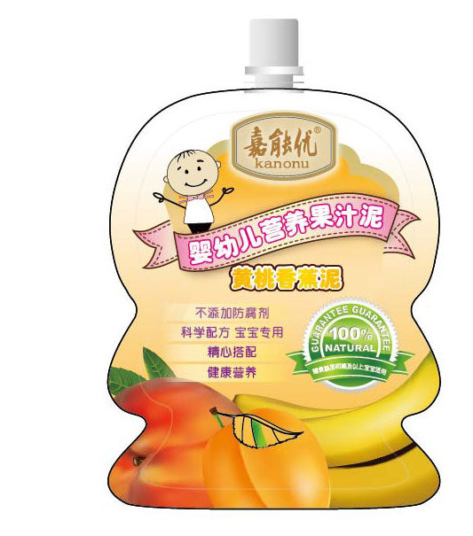 黃桃香蕉嬰幼兒果泥汁