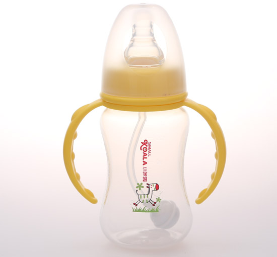 小咔啦標準口徑嬰兒奶瓶150ml黃色