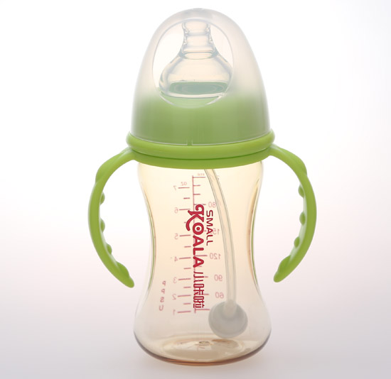 小咔啦寬口ppsu奶瓶220ml綠色