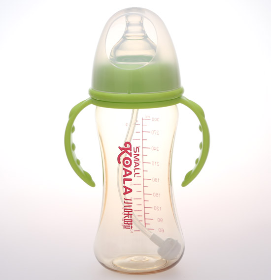 小咔啦寬口ppsu奶瓶300ml綠色