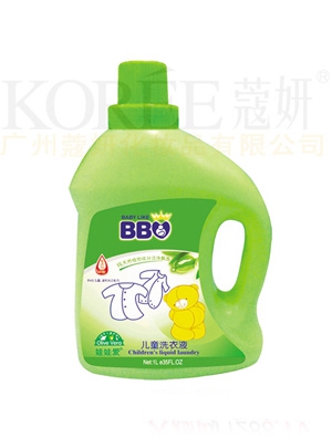 娃娃愛橄欖滋潤純天然兒童洗衣液