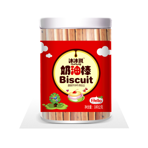 沐沐琪奶油棒餅