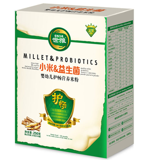 世雅小米益生菌嬰幼兒護(hù)暢營(yíng)養(yǎng)米粉