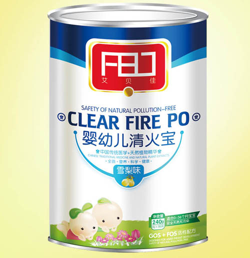 艾貝佳嬰幼兒清火寶雪梨味聽裝