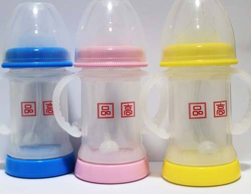 品高雙層寬口徑自動奶瓶180ml