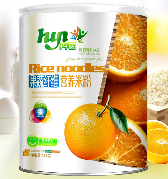 卉茵香橙配方果蔬纖維米粉