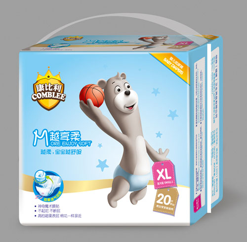 康比利M越享柔嬰兒紙尿褲XL碼20片