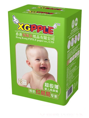 屁屁樂(lè)超極薄紙尿褲NB碼30片