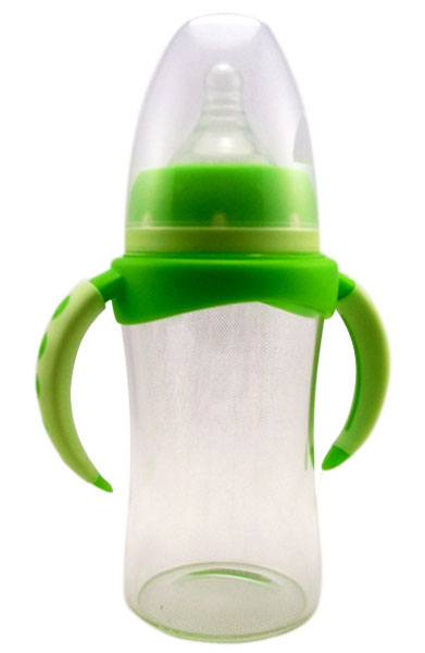 哈樂帝爾綠色自動感溫奶瓶