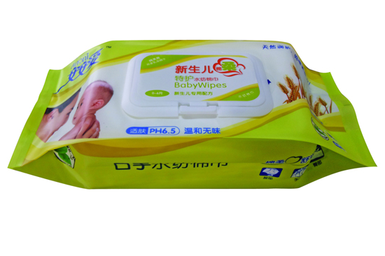 安安愛新生兒特護水紡棉巾80片(帶蓋)