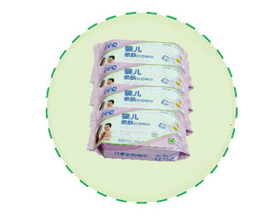 安安愛(ài)嬰兒親膚口手水紡棉巾25片