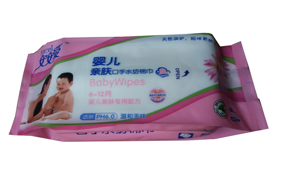 安安愛嬰兒親膚口手水紡棉巾80片