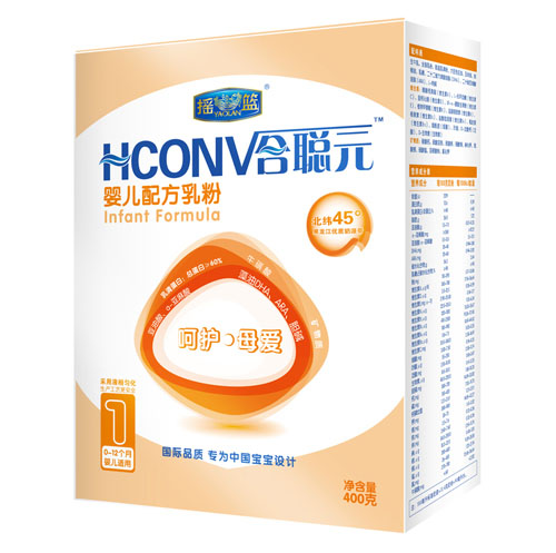合聰元呵護(hù)嬰兒配方乳粉1段盒裝