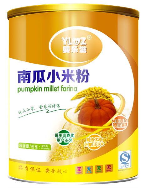 嬰樂滋南瓜小米粉桶裝
