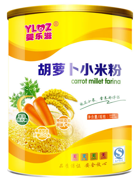 嬰樂滋胡蘿卜小米粉聽裝