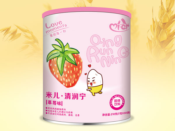 米兒草莓味清潤(rùn)寧聽(tīng)裝