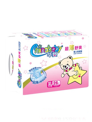 華嬰超薄舒爽嬰兒紙尿褲XL26片
