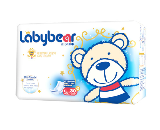 拉比小熊超級柔嬰兒紙尿片XL30