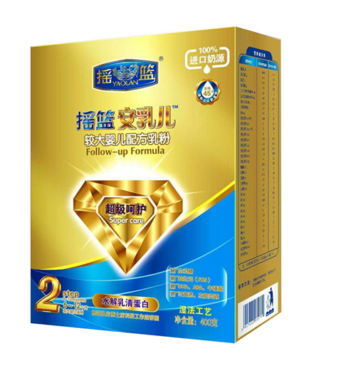 搖籃安乳兒較大嬰兒配方乳粉2段盒裝