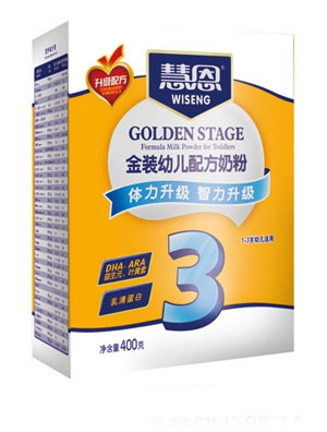 慧恩金裝幼兒配方奶粉(盒裝400克)
