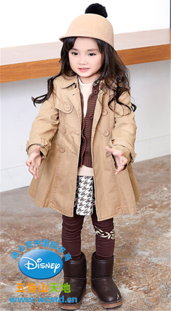 迪士尼女童裝潮流風(fēng)衣