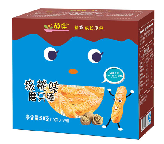 英伴核桃味磨牙棒