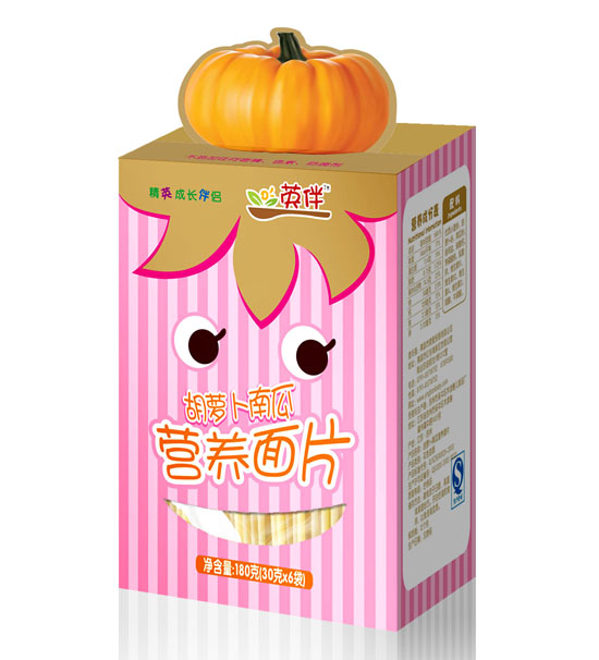 英伴胡蘿卜南瓜營養(yǎng)面片
