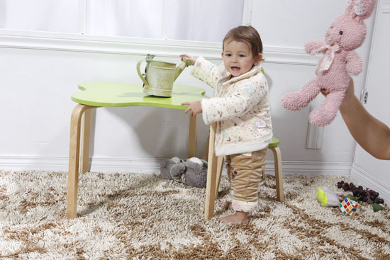 健康快車嬰幼兒花點保暖衣