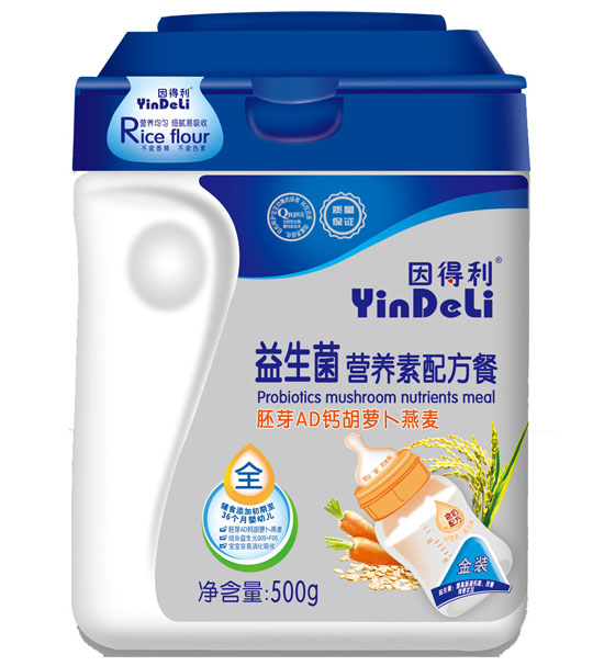 因得利益生菌營養(yǎng)素配方餐500克