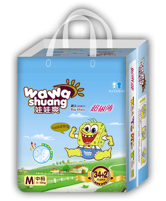 娃娃爽超極薄嬰兒紙尿片M碼36片