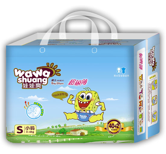 娃娃爽超極薄嬰兒紙尿片S碼42片