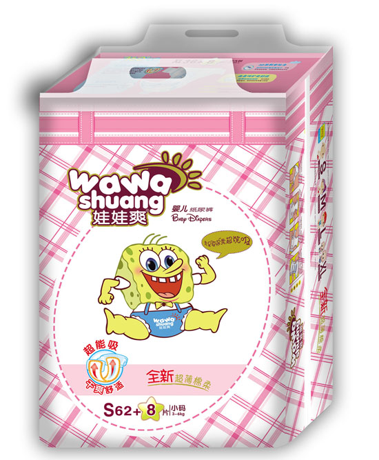 娃娃爽棉柔紙尿褲S碼70片大包