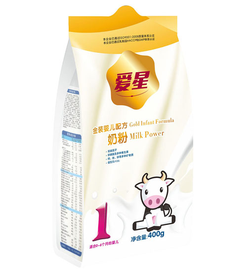 愛星金裝嬰兒配方奶粉1段袋裝