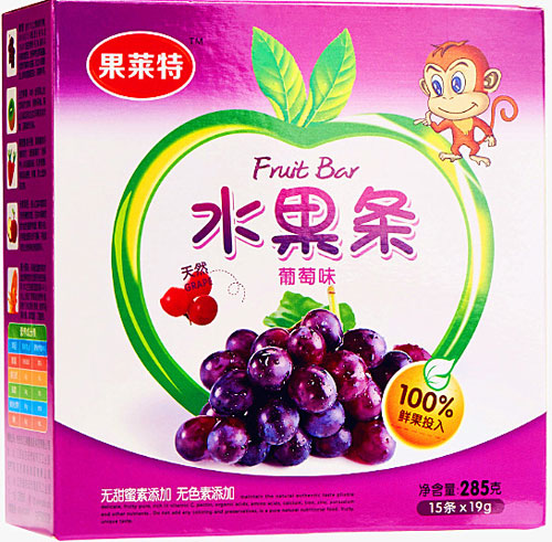 果萊特葡萄味水果條