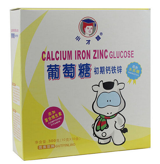 小才智初期鈣鐵鋅葡萄糖盒裝