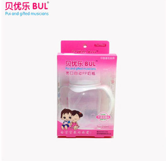 貝優(yōu)樂PP自動(dòng)大奶瓶白色