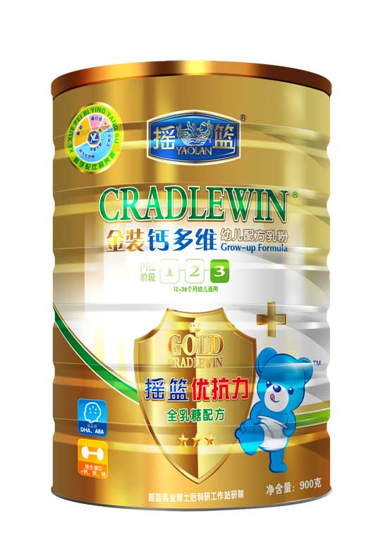 搖籃金裝鈣多維幼兒配方乳粉