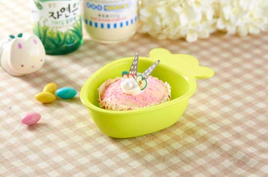 樂米樂田園系列草莓兒童研磨碗(黃)