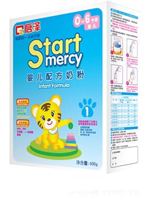 啟澤標準裝裝嬰幼兒配方奶粉普裝2段(聽)