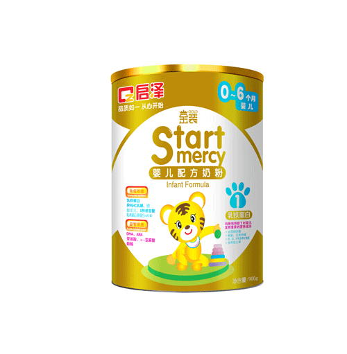 啟澤金裝嬰幼兒配方奶粉金裝1段(聽)