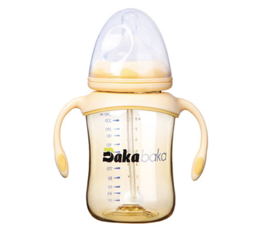 巴卡巴卡寬口徑專業(yè)型PPSU哺乳瓶240ml